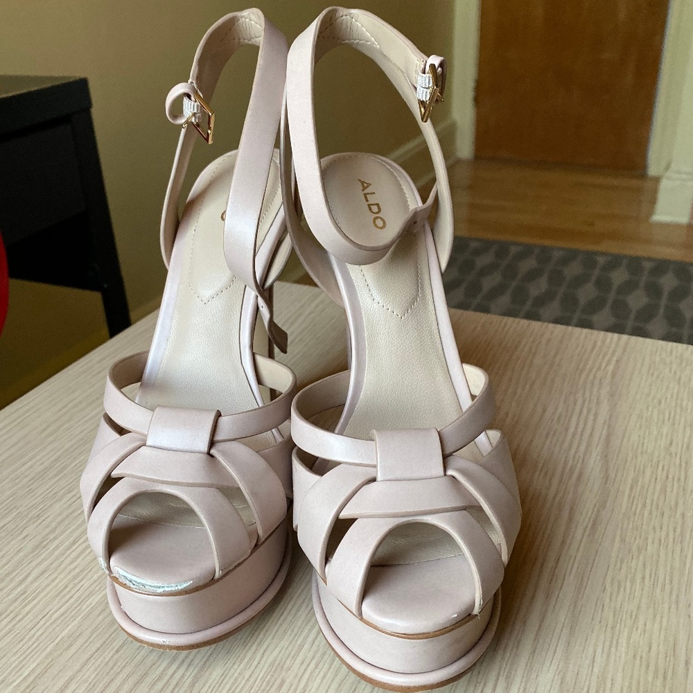 Aldo | Lacla | Platform Sandals Heels | Size 7.5
